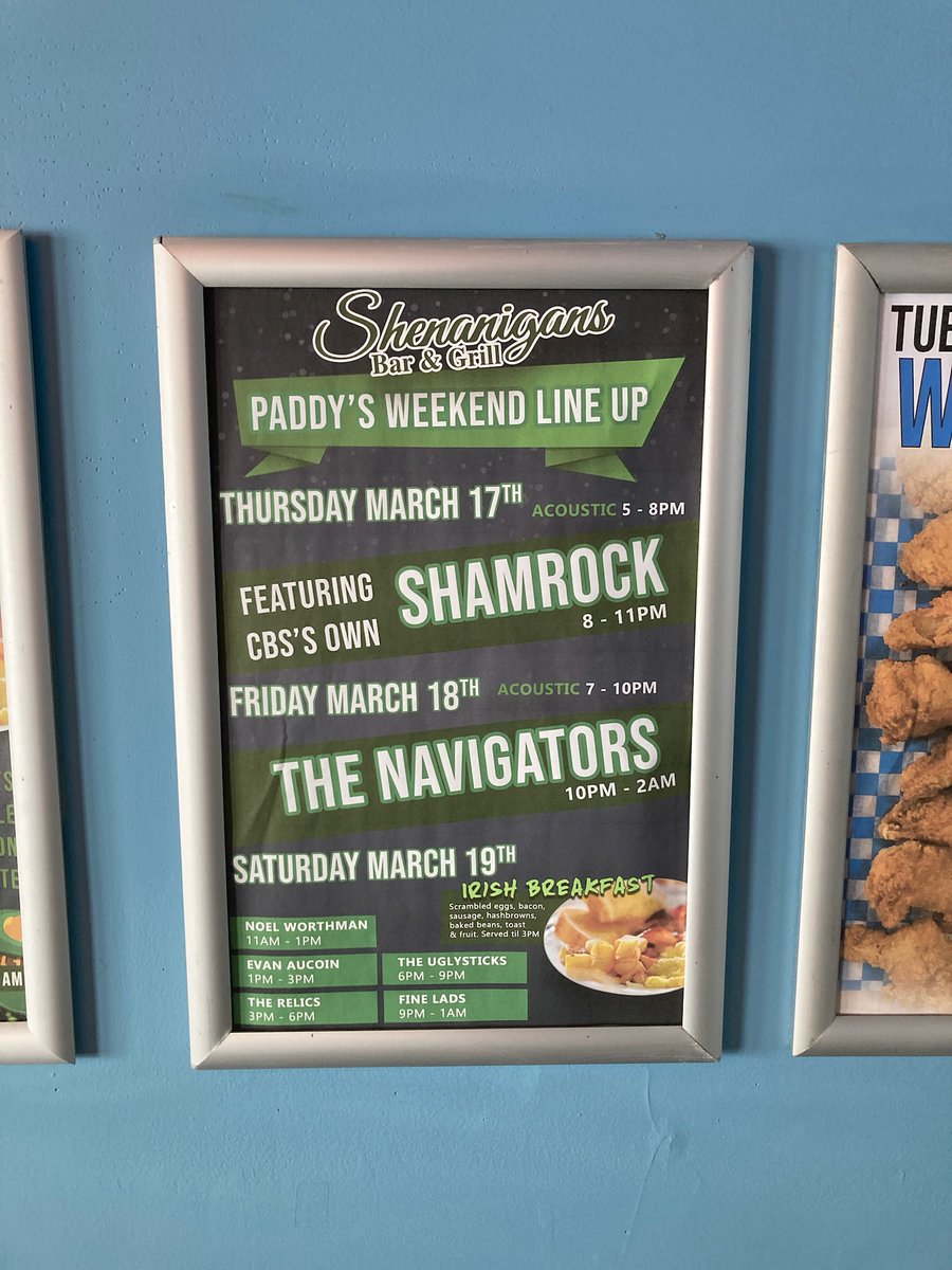 ShamrockTheBand's tweet photo. This is exciting!
Call up and book a table, have a look at the menu and decide what you're gonna have for supper!!!!
Gonna be a proper #shoretime ! https://t.co/bOFhTCmkUv