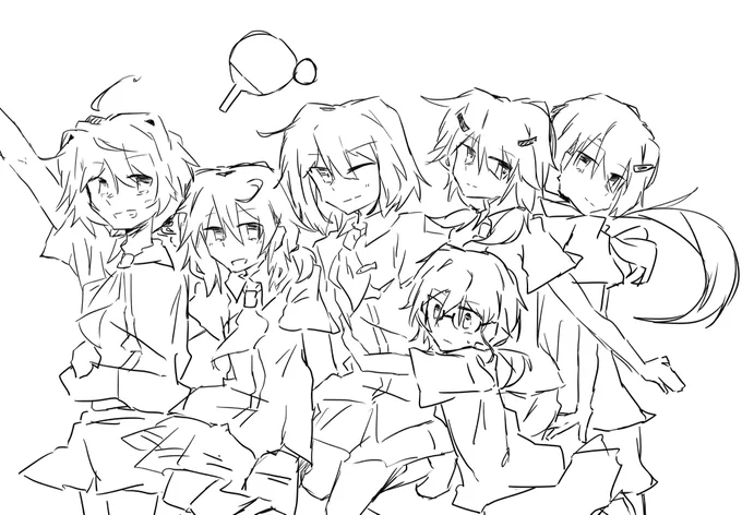過去絵のオリキャラ
あまりにもきたなかったのでなぞりました 
