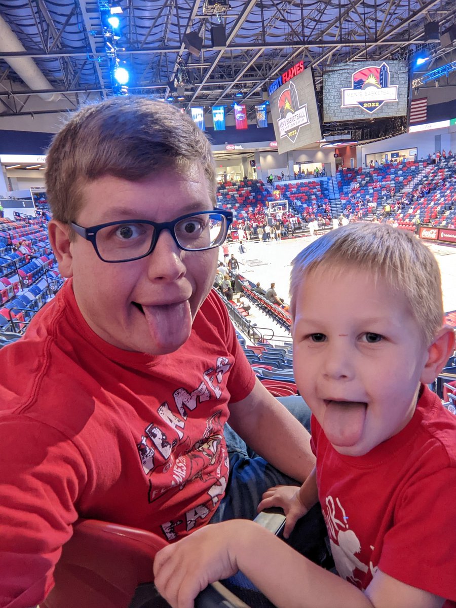 amkennon's tweet photo. Father and son game. Go Flames! #asunchampionship #GoFlames!#RiseWithUs https://t.co/q1CvWTJaWZ