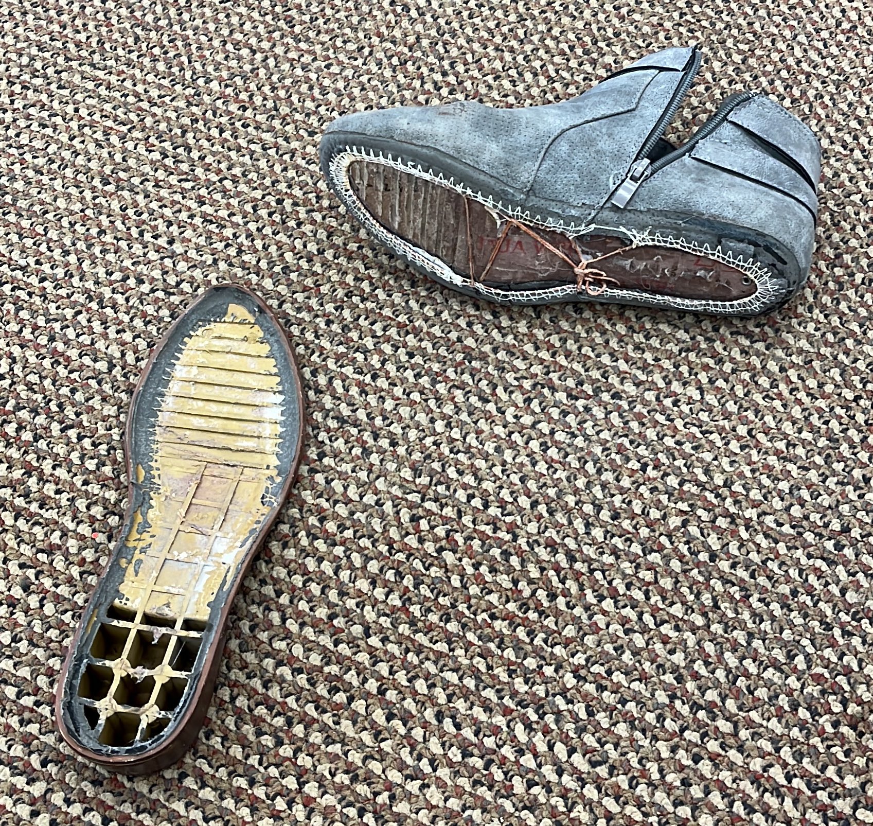 Flat tire shoes discount