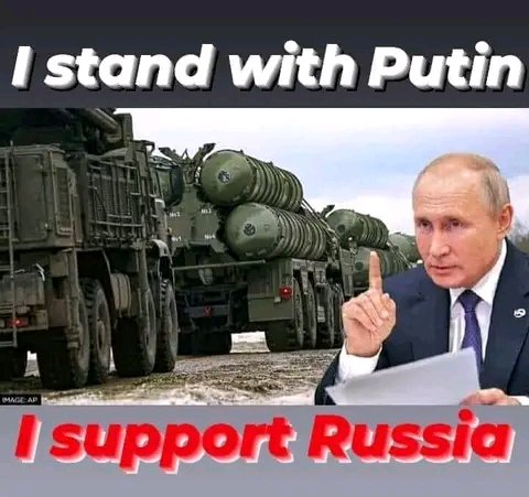 JuliusViduka's tweet photo. @Te3ee @premierleague Here iam #StandWithRussian #StandWithPutin https://t.co/RRvbdV5uZU