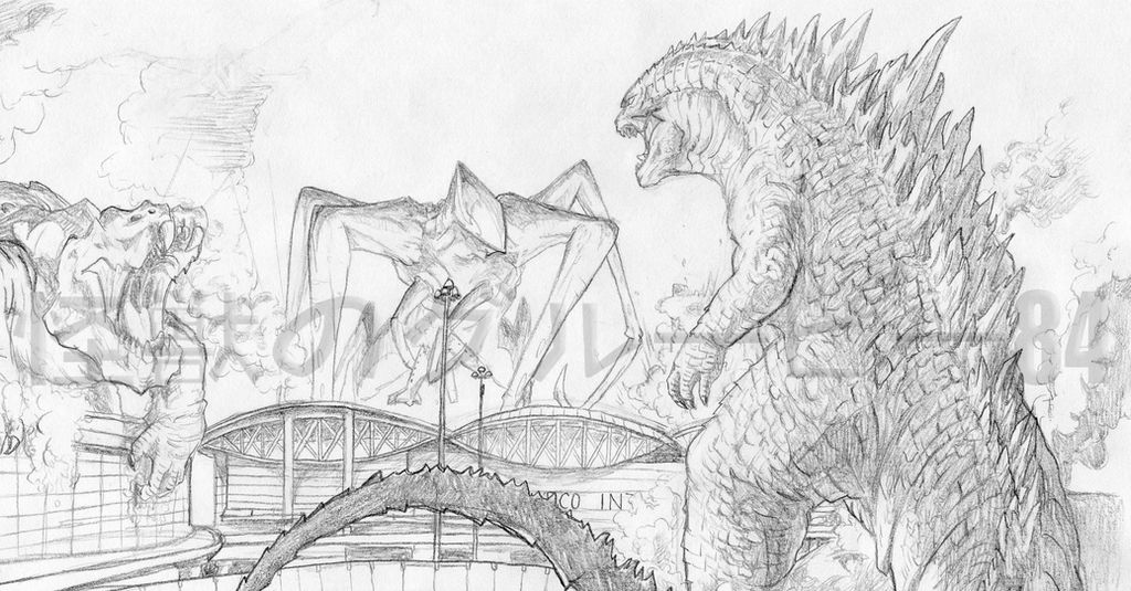 Godzilla Vs Muto 2022 Coloring Pages