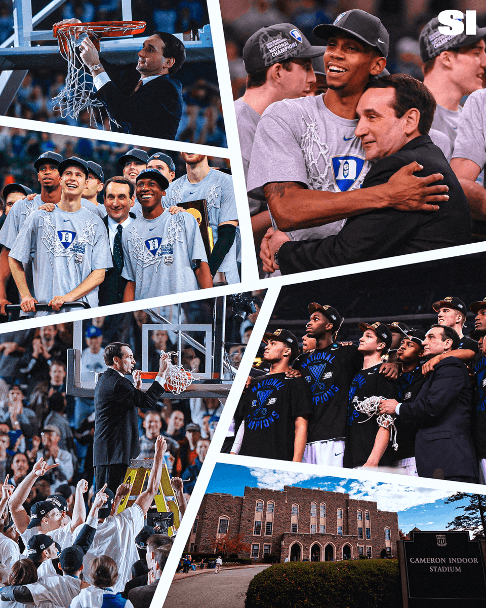 SInow's tweet photo. The memories. 

One more for Coach K at Cameron Indoor 👏 https://t.co/LGkY11ZpVY