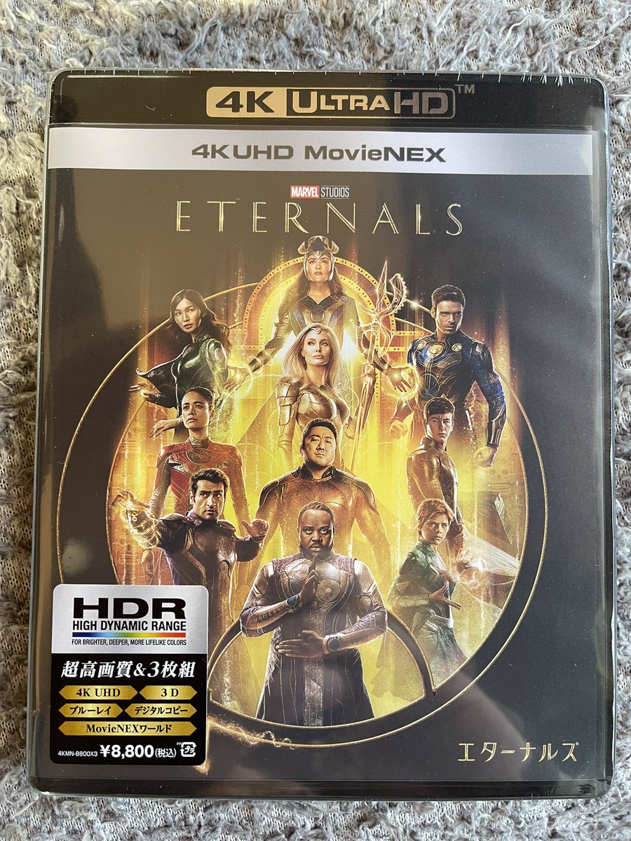 Dvd ブラックウィドウ シャンチー エターナルズ 3種 マーベル Marvel