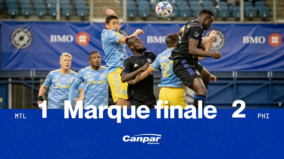cfmontreal's tweet photo. Marque finale v @PhilaUnion.

Back in action this Wednesday in @TheChampions.

#CFMTL https://t.co/ZGxmexPGNn