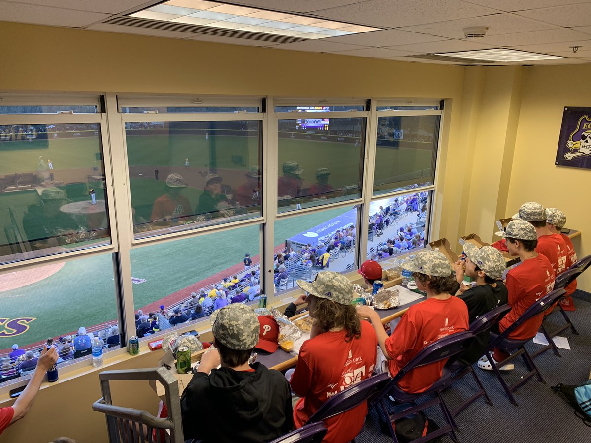 4th inning meal time!  ECU Pirates holding on to a 5-3 lead! 

<a href="/PineHollowAD/">Pilots Athletics</a> <a href="/cgodwin23/">Cliff Godwin</a> <a href="/greercoach1/">Ryan Greer</a> <a href="/LRPrideBaseball/">Leesville Road Baseball</a> 
<a href="/BillyRayRutled1/">Billy Ray Rutledge</a> <a href="/ECUBaseball/">ECU Baseball</a>
