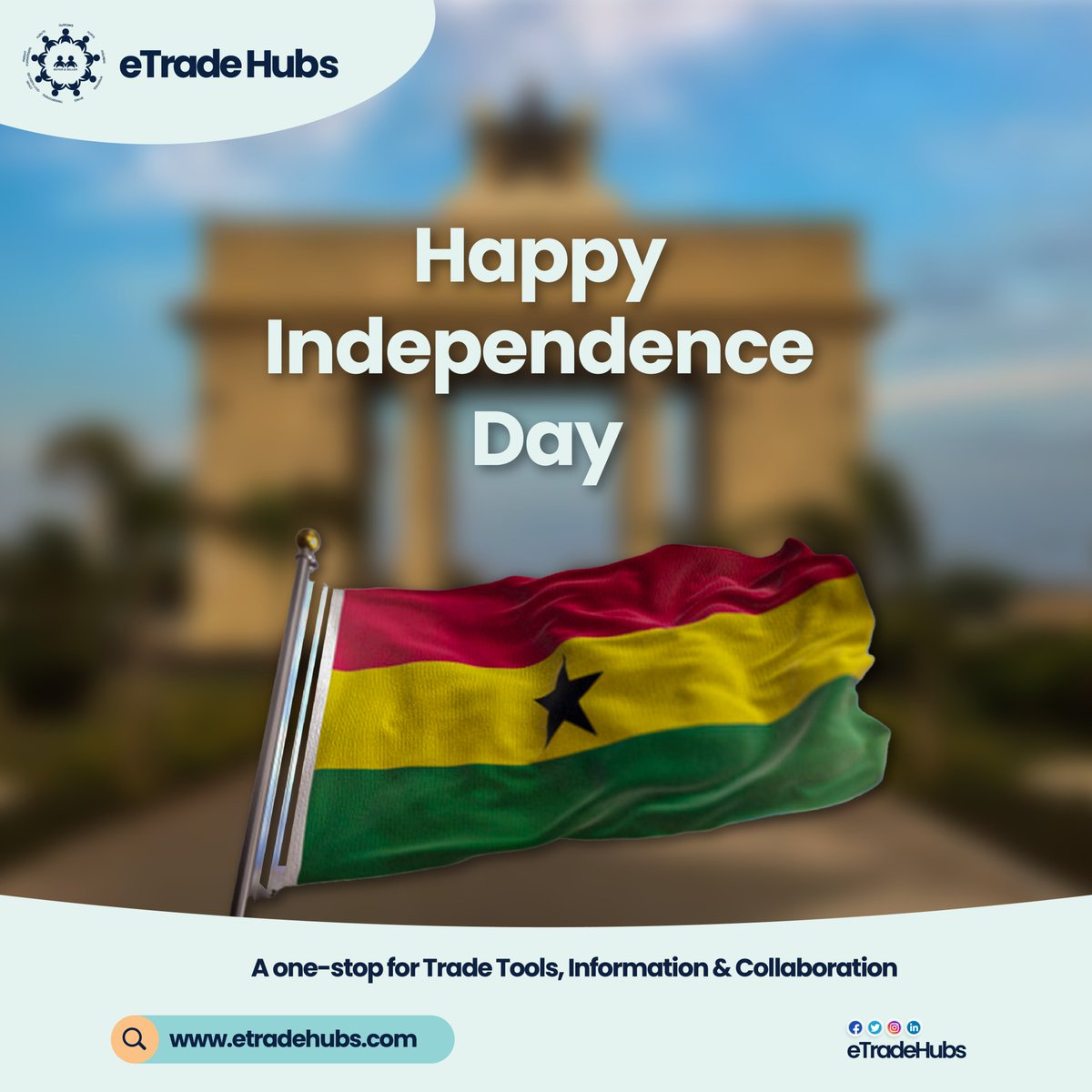 eTrade_Hubs's tweet photo. “We face neither East nor West; We face forward”. -Kwame Nkrumah

Happy 65th Independence Day Ghana
#ghanaat65 #ghana https://t.co/ju3F6rp863