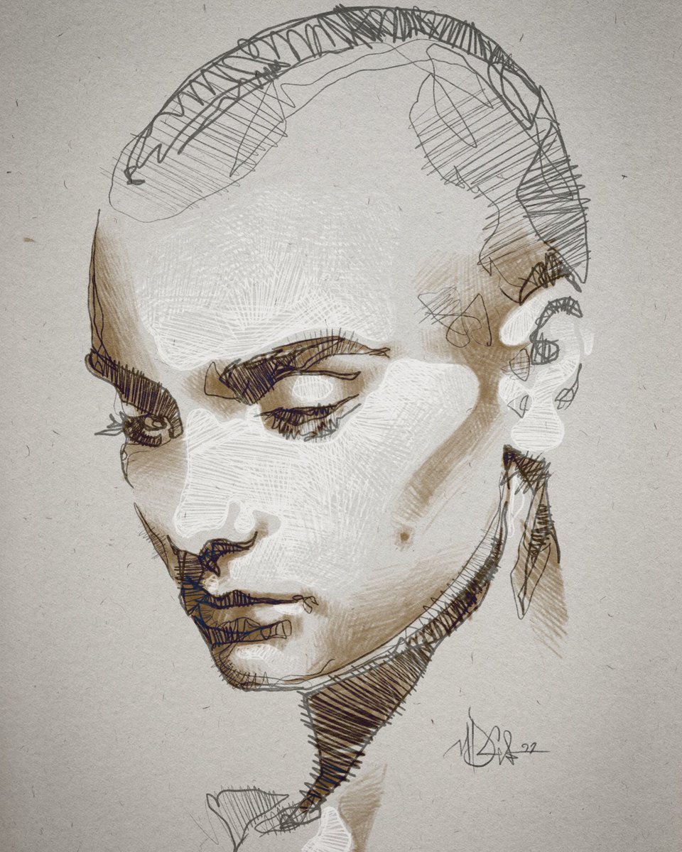 Sinead - Shuhada
Quick drawing as it’s been on my mind. 
Think you’re great. Always did. 
So very sorry to hear about Shane. X