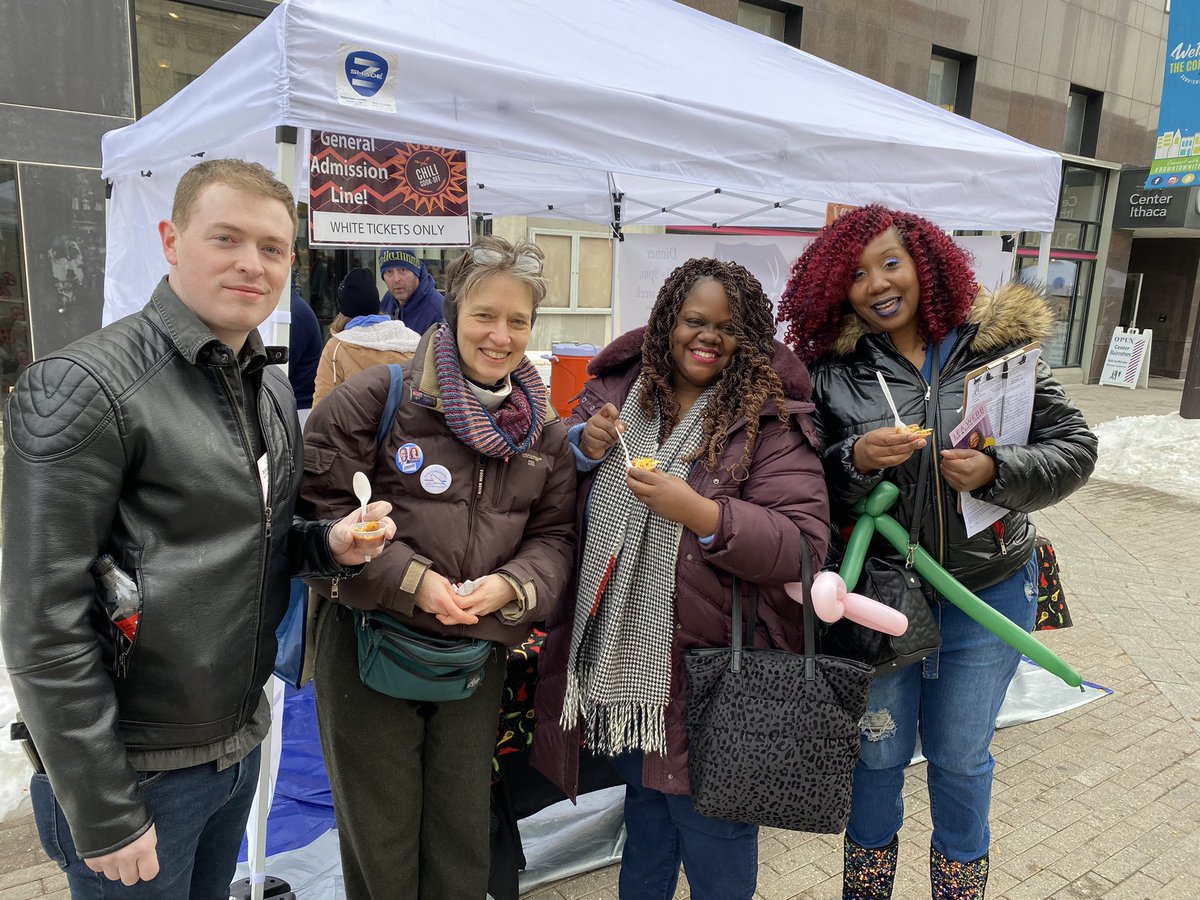 downtownithaca's tweet photo. Another delicious Chili Cook-Off is in the books! Keep an 👀 out for award announcements here and at https://t.co/h71Xvy7vc4. #IthacaChiliCookOff #DowntownIthaca #IthacaCommons #ChiliCookOff2022 https://t.co/IeHqnAX0o4