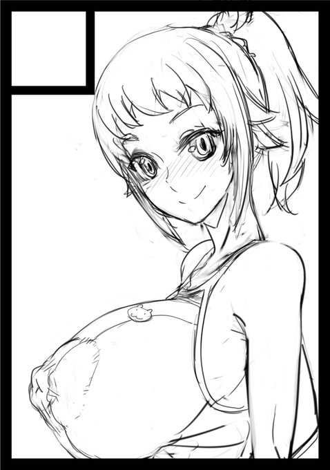 お顔を原作に寄せる
(乳もこんなもんだったじゃろ…) 