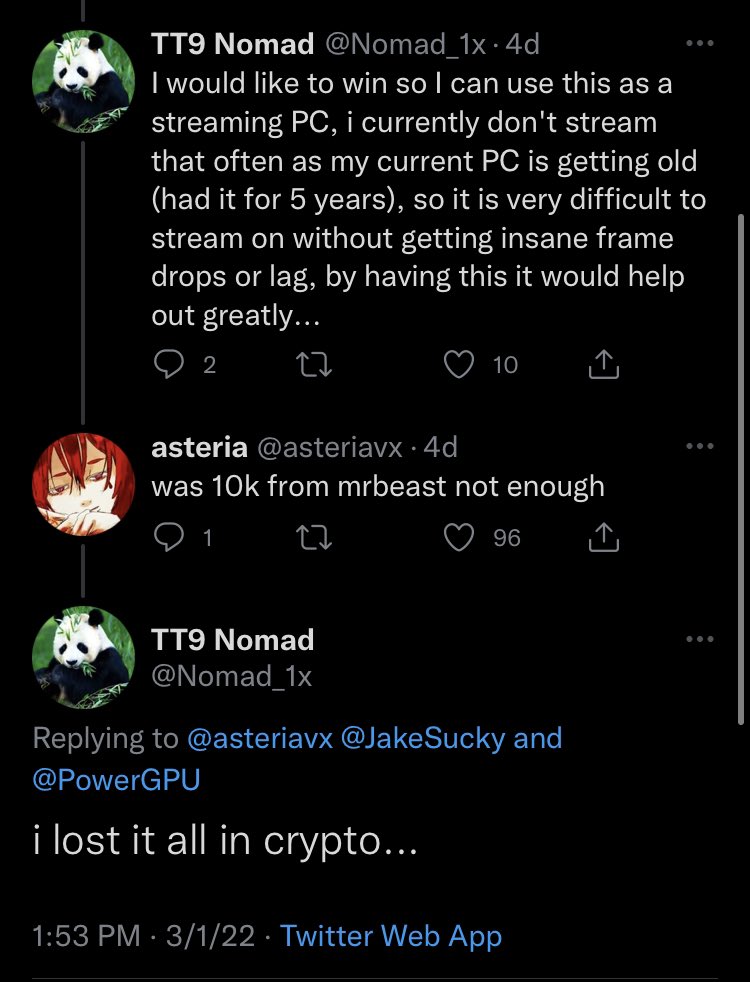Crypto Bros Taking Ls tweet media