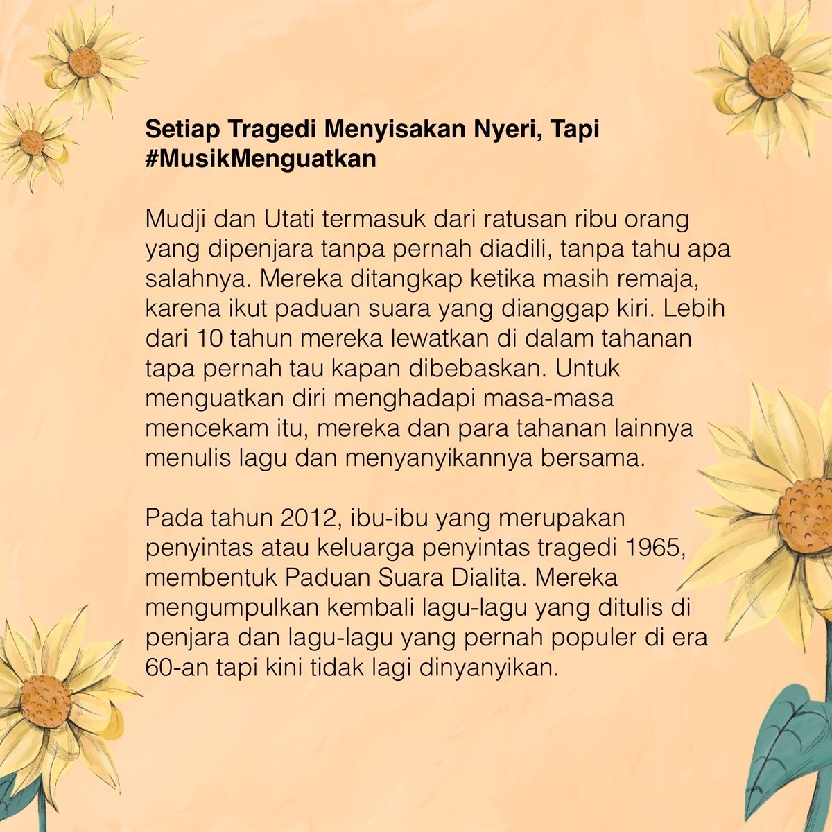 michellucille's tweet image. Lagu untuk Anakku #DialitaChoir #MusikMenguatkan