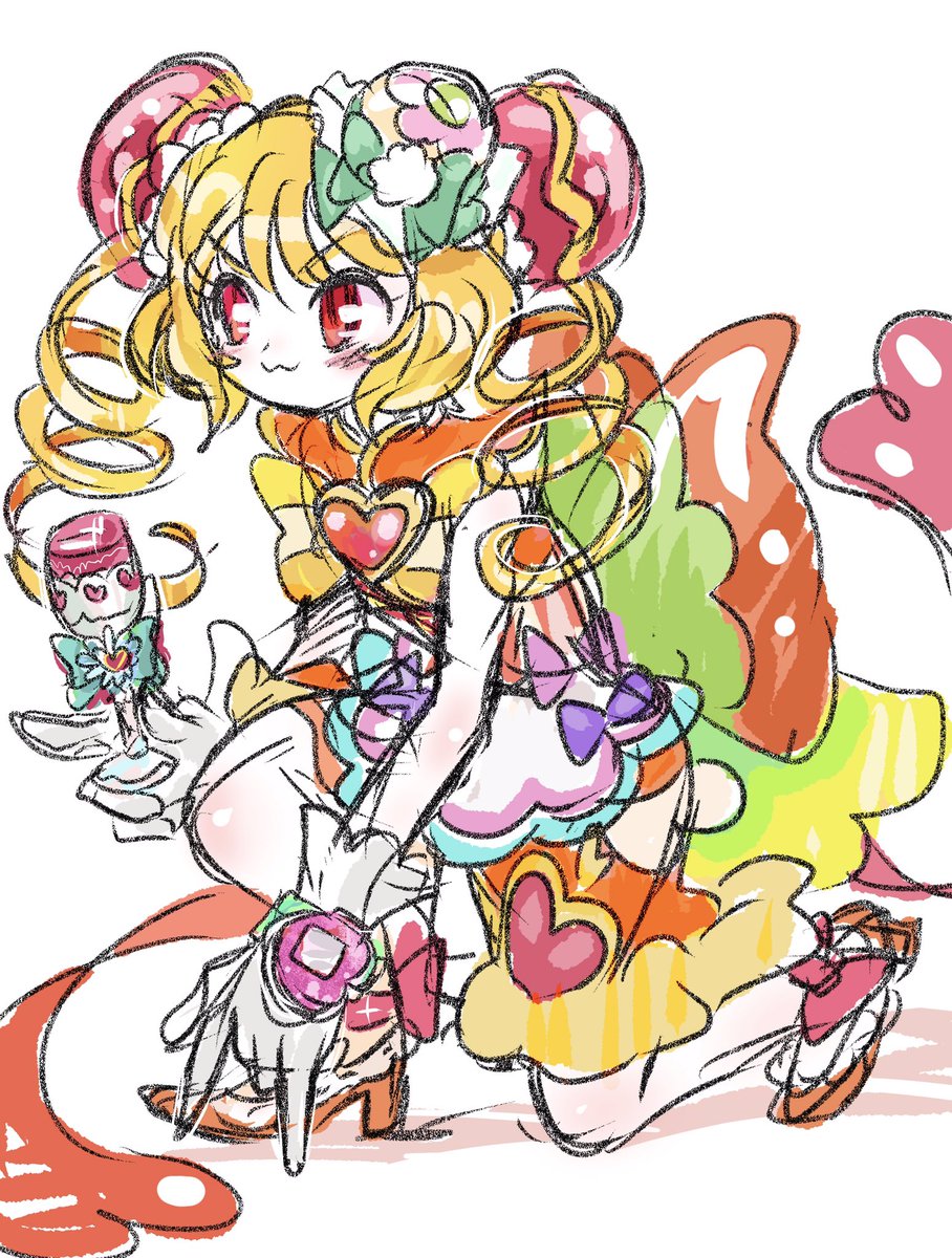 キュアヤムヤム #華満らん #ﾃﾞﾘｼｬｽﾊﾟｰﾃｨﾌﾟﾘｷｭｱ #らくがき #ｲﾗｽﾄ