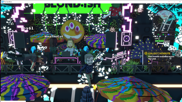 Hero39421722's tweet photo. @TheSandboxGame @blond_ish I just participated in the daily #SandboxAlphaS2Contest for a chance to earn up to 1,000 $SAND! Day 2 - Dance with Blond:ish. Check out my screenshot below! 👇 #SandboxAlphaS2 https://t.co/i4LxoRDhix