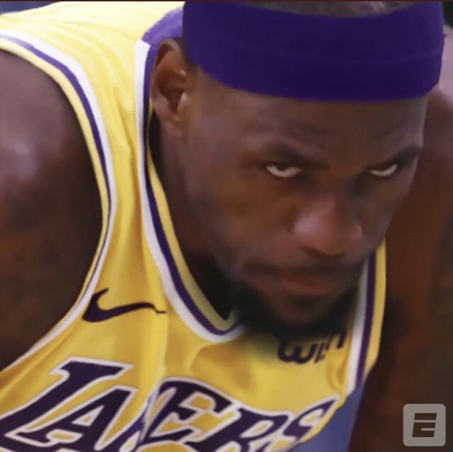 SportsCenter's tweet image. LeBron rn: