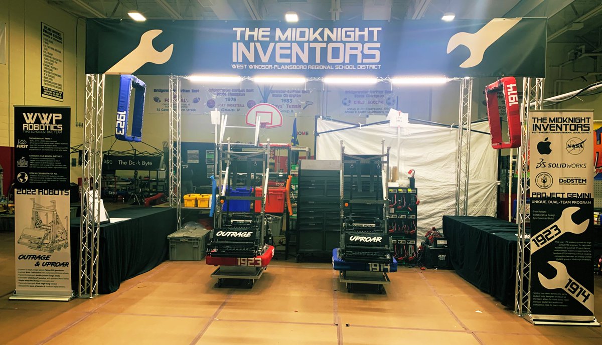 MidKnight Inventors (@frc1923) on Twitter photo Day 1 at Bridgewater was a blast! Weāve had some incredible matches - including against each other! - and many of our new students are learning the ropes of competition. See you tomorrow <a href="/FIRSTMidAtl/">FIRST Mid-Atlantic</a>! #omgrobots Day 1 at Bridgewater was a blast! Weāve had some incredible matches - including against each other! - and many of our new students are learning the ropes of competition. See you tomorrow <a href="/FIRSTMidAtl/">FIRST Mid-Atlantic</a>! #omgrobots
