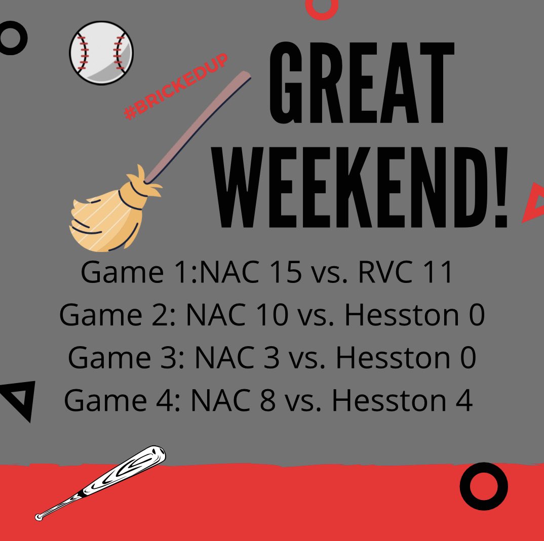 🚨 Sweep 🧹 this weekend! Back in action Wednesday at Pioneer field 12pm first pitch