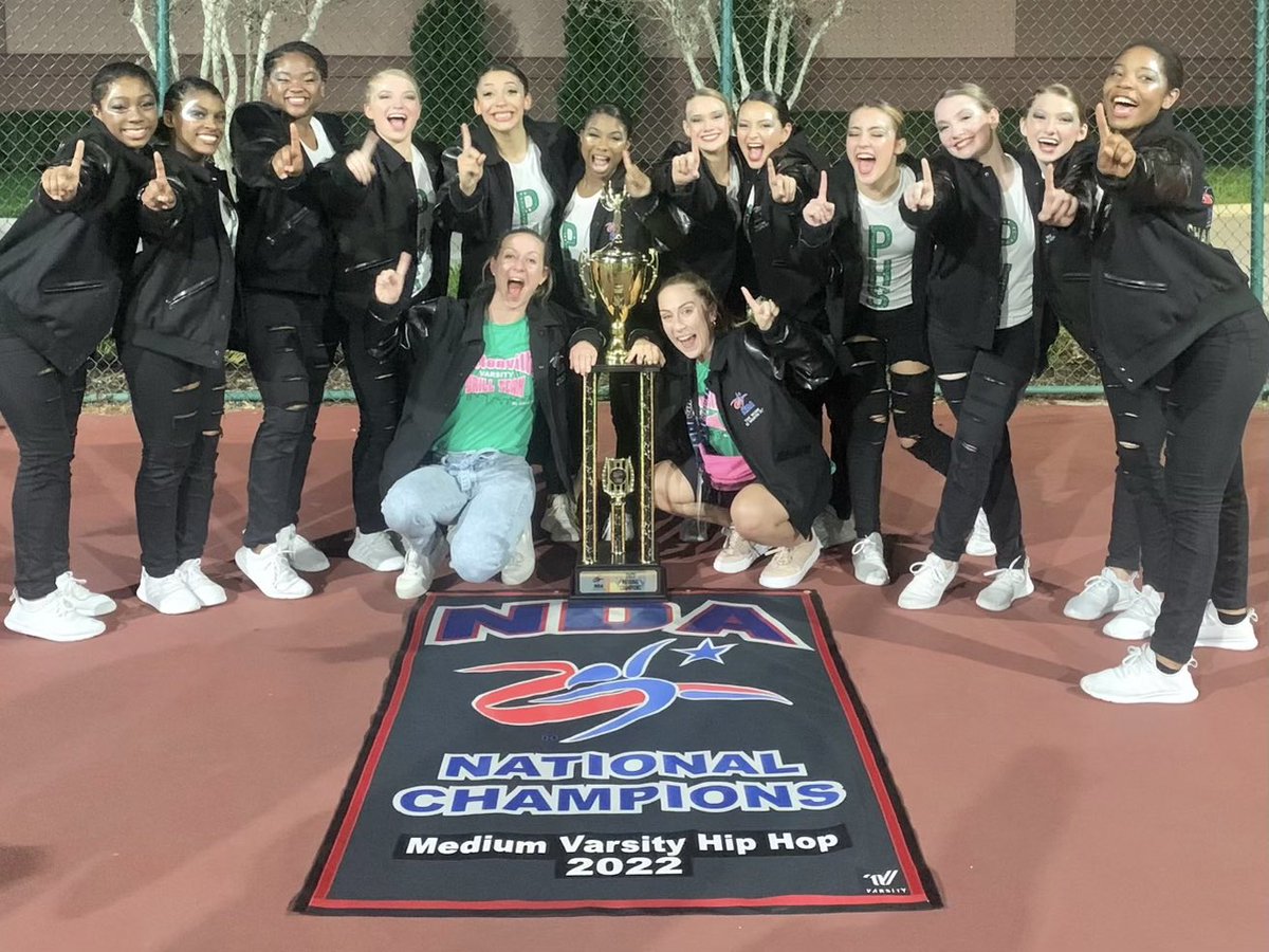🏆 NATIONAL CHAMPIONS Medium Varsity Hip Hop — Congrats to the <a href="/phsvdt/">PHSVDT</a> for being the top dance team in the country at the <a href="/NDAupdates/">NDA</a>. And they’re not done yet! The team continues their run at Nationals on Sunday when they compete in the finals of the Small Varsity Pom category.