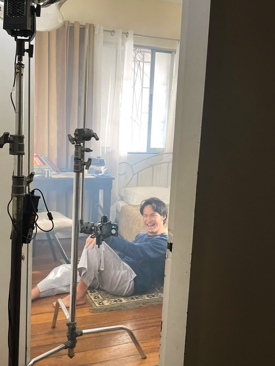 FShioda's tweet photo. coffee high giggle on set #callboi https://t.co/6DpM8BfalR