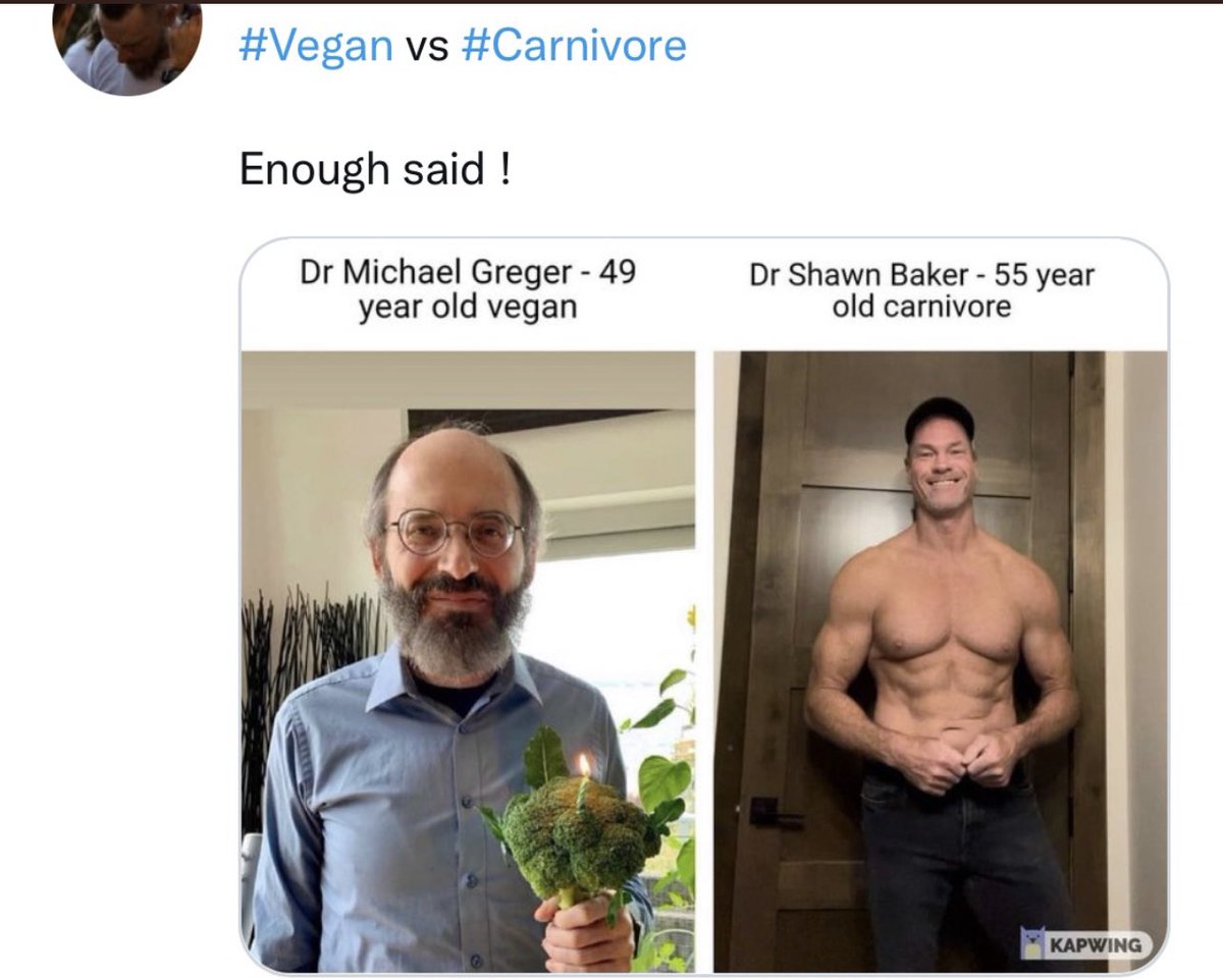 Dr Shawn Baker 🥩 on Twitter "Guy on left doesn’t have enough common
