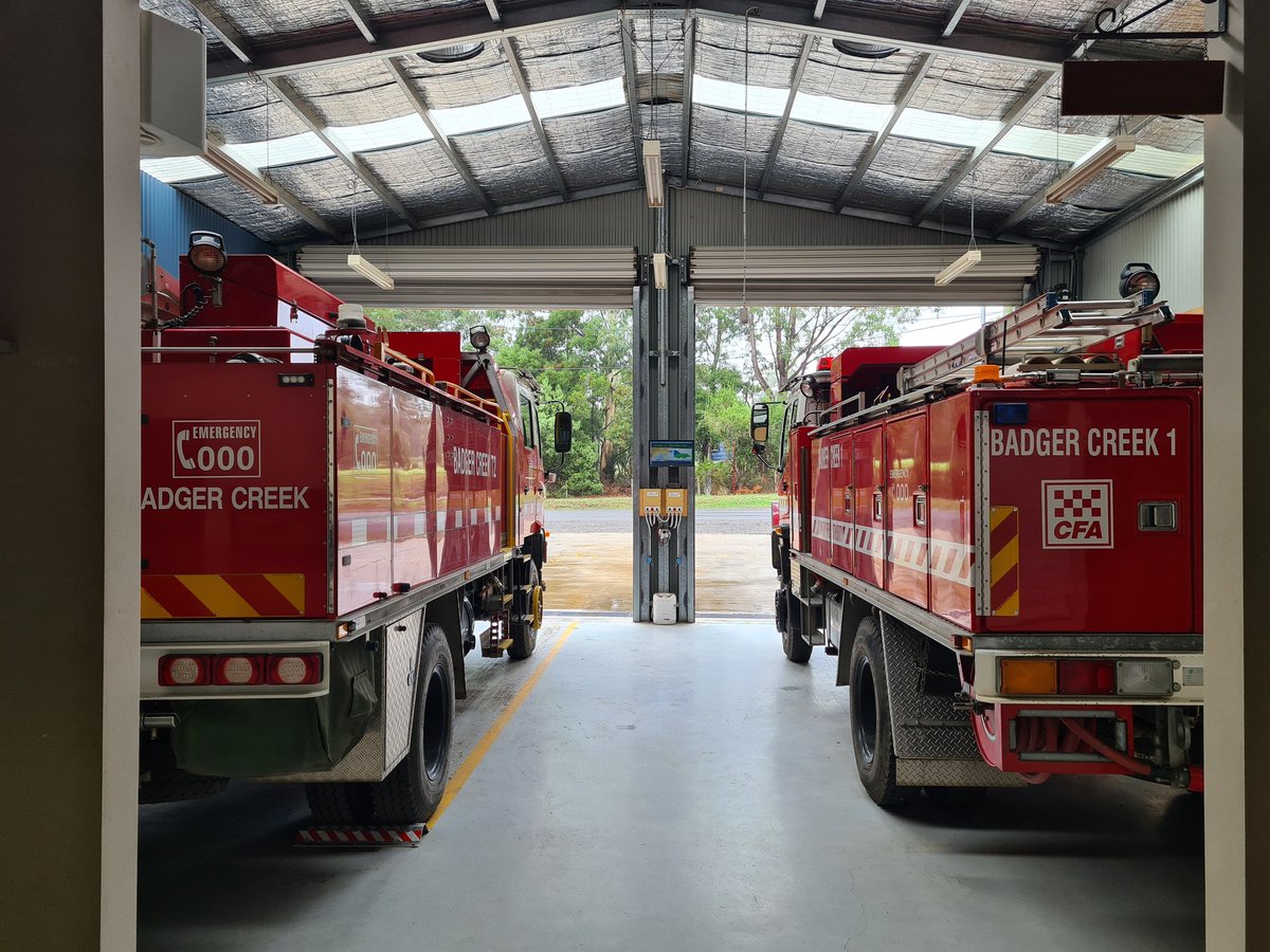 Sunday morning training at Badger Creek Fire Brigade