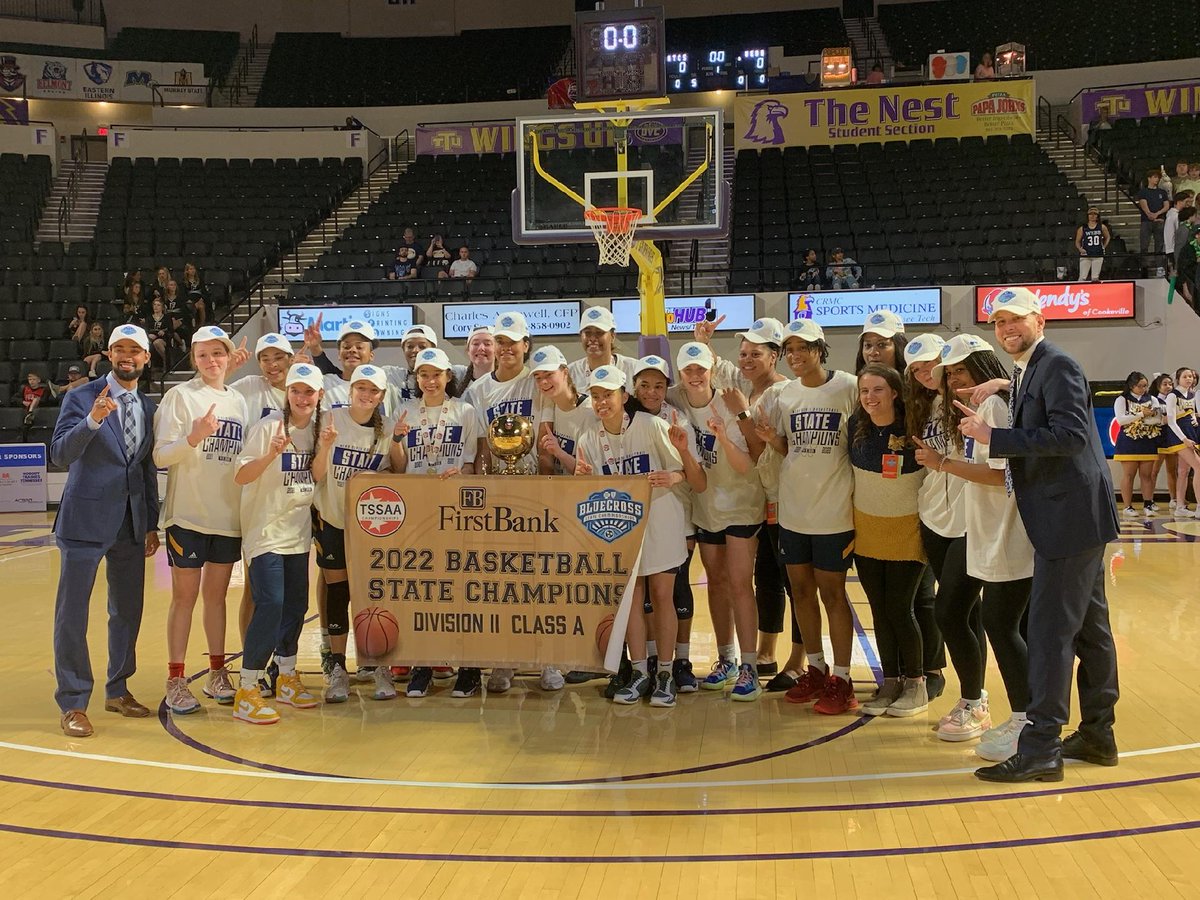 TSSAA's tweet image. Congratulations to The Webb School on winning their 2nd consecutive Division II-A Girls&apos; State Basketball Championship! #BlueCrossHoops @WebbSchoolAD