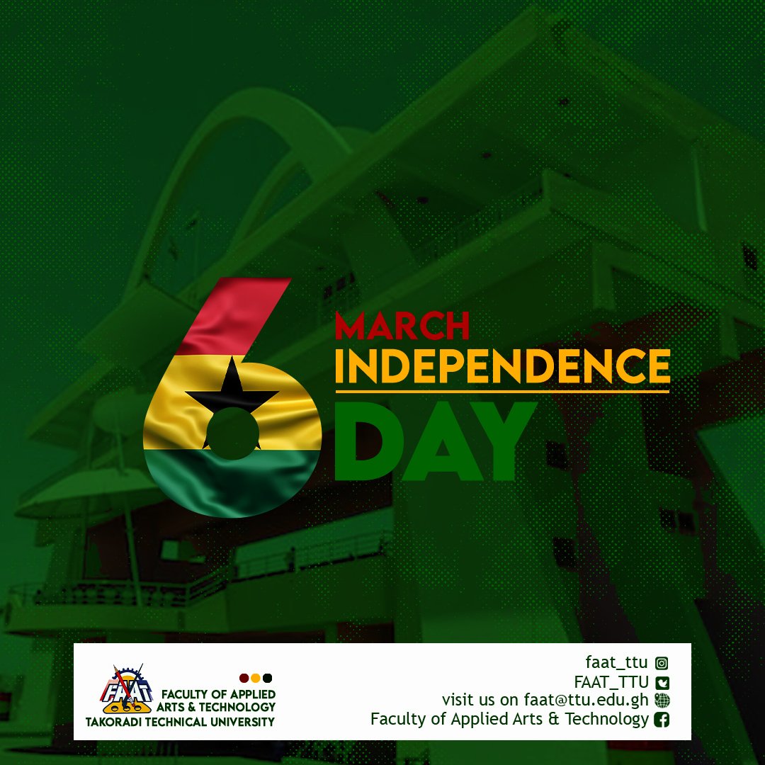 FAAT_TTU's tweet photo. Happy Independence Day..
Hurry Ghana is 65 today.. https://t.co/LlOgVwKYq5