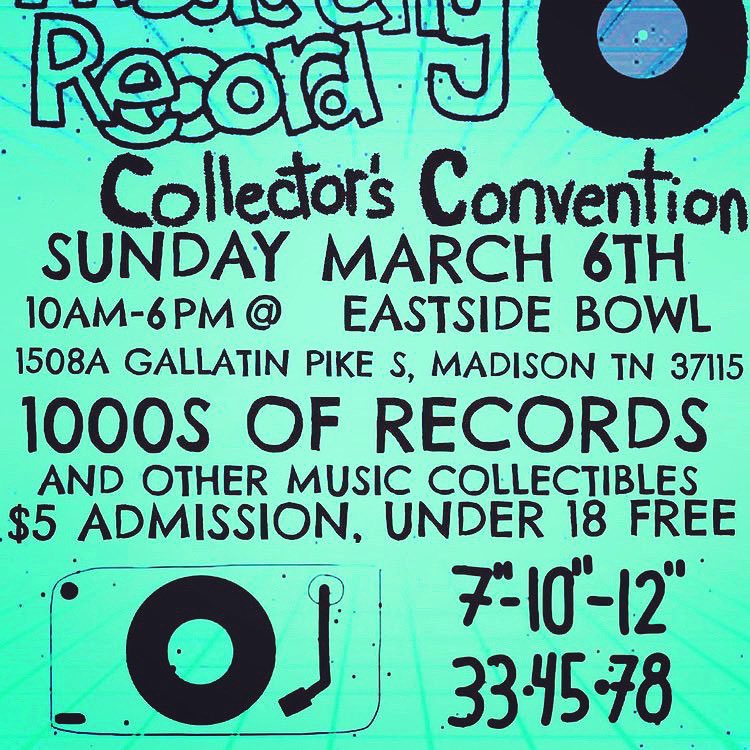 MCRecordCon's tweet photo. Come see us tomorrow at @eastsidebowl https://t.co/gmYuj3Hjpq