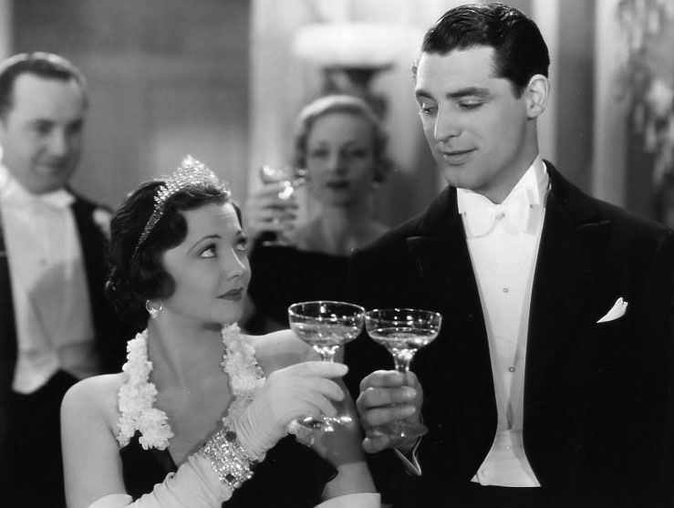 TimeMachineHQ's tweet photo. #CaryGrant &amp; #SylviaSydney in #ThirtyDayPrincess, 1934.📽🥂 https://t.co/wy2vBXqZJu