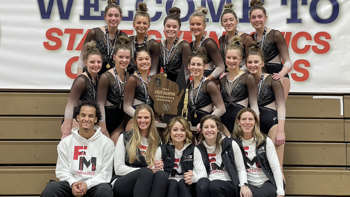 🟨STATE CHAMPIONS!⬛️
Franklin Muskego Gymnastics returns to the top of the WIAA Team State podium with a stellar performance today at the WIAA State Gymnastics meet! The Sabers &amp; Warriors set a season PR with a score of 147.6820. Congrats Coach Katie Moore and team!!! #SaberPride