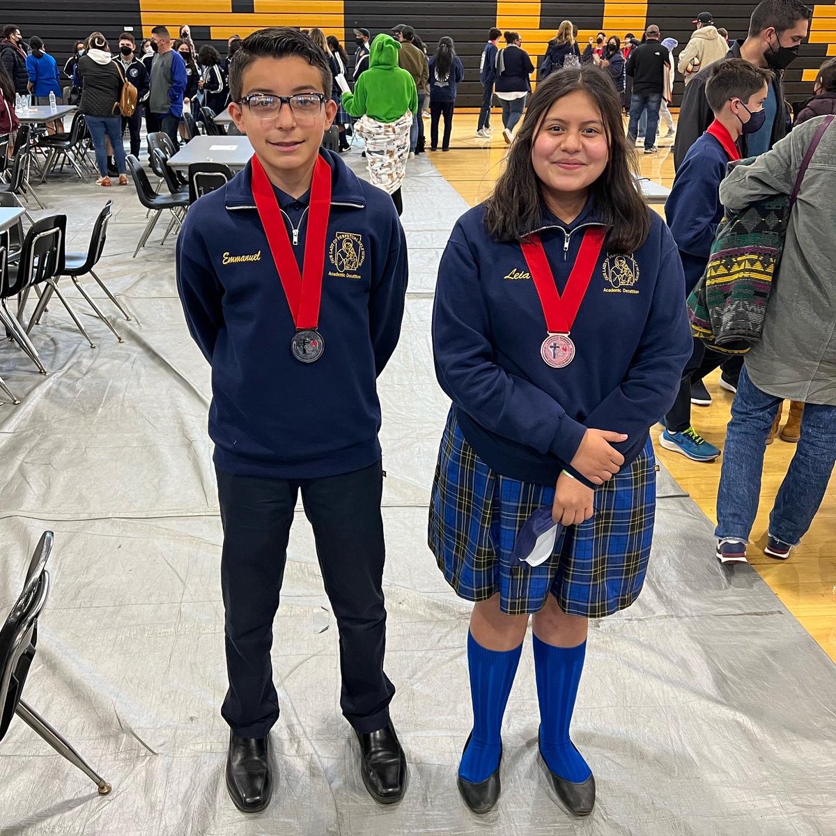 OLPHTK8's tweet photo. Academic 📚 Decathlon
Our Academic Decathlon Team competed at the Academic Junior High Decathlon held at Bishop Montgomery High School.
We would like to CONGRATULATE 🎉
Leia C. - Third Place 🥉 in Current Event.
Emmanuel G. - Second Place 🥈 in Science.
#olphtk8 #dlischool https://t.co/9BjgMlpc90