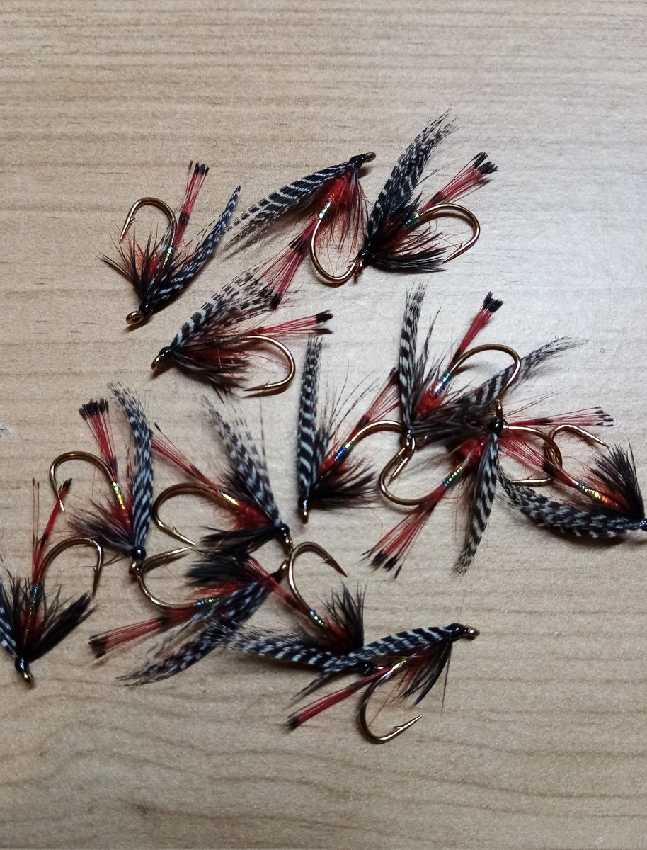 Tying up a few Peter Ross on Kamasan b175 8s
#seatroutflies #seatroutonfly #rivertill #tillfishing #rivercoquet #riverwear #seatrout #searunbrown