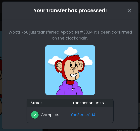 vtzwk_crypto's tweet photo. Rabbodles owners are now receiving Apoodles! https://t.co/X2HfwIsDC1
