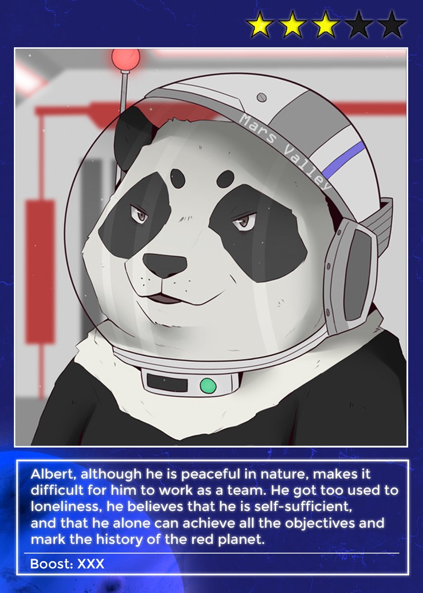MarsValleyNFT's tweet photo. Albert 🐼

#solana #marsvalley #nft #dex https://t.co/LcRyUXBjDG