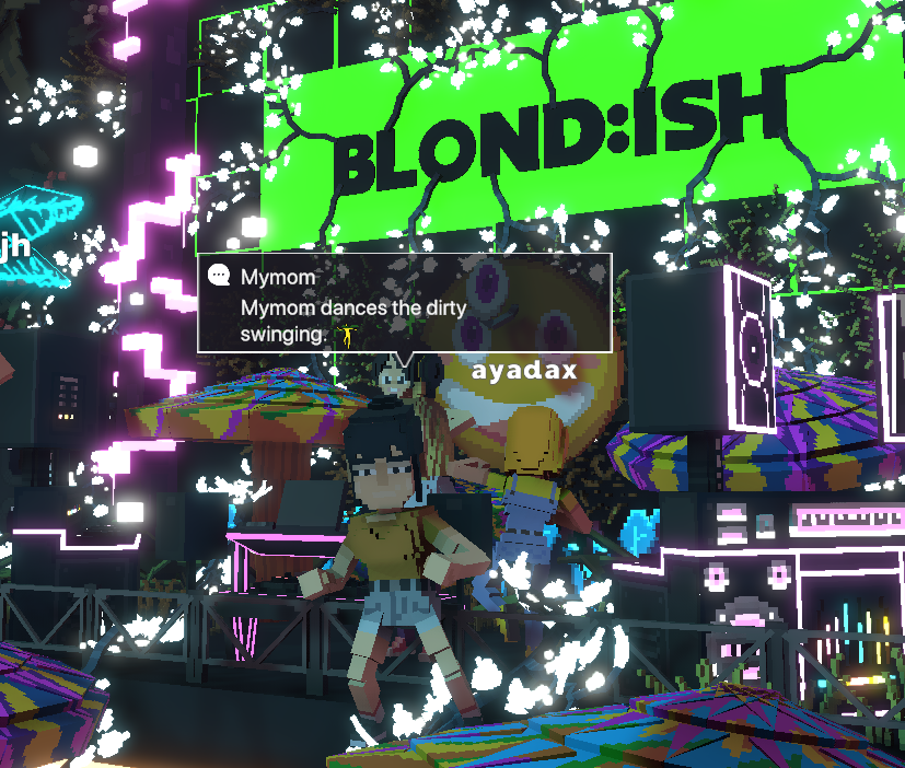 rbnbrdny's tweet photo. @TheSandboxGame @blond_ish I just participated in the daily #SandboxAlphaS2Contest for a chance to earn up to 1,000 $SAND! Day 2 - Dance with Blond:ish. Check out my screenshot below! 👇 #SandboxAlphaS2 https://t.co/wJL9wnecs9