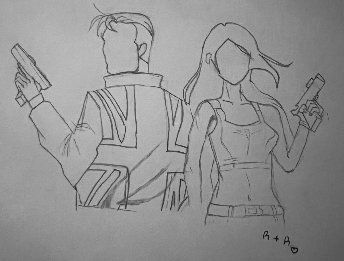 my quick drawing of Raymond and Randy Bullet.. hee #GTAV #gta #valkyraefanart <a href="/RatedEpicz/">RatedEpicz</a> <a href="/Valkyrae/">RAE</a>