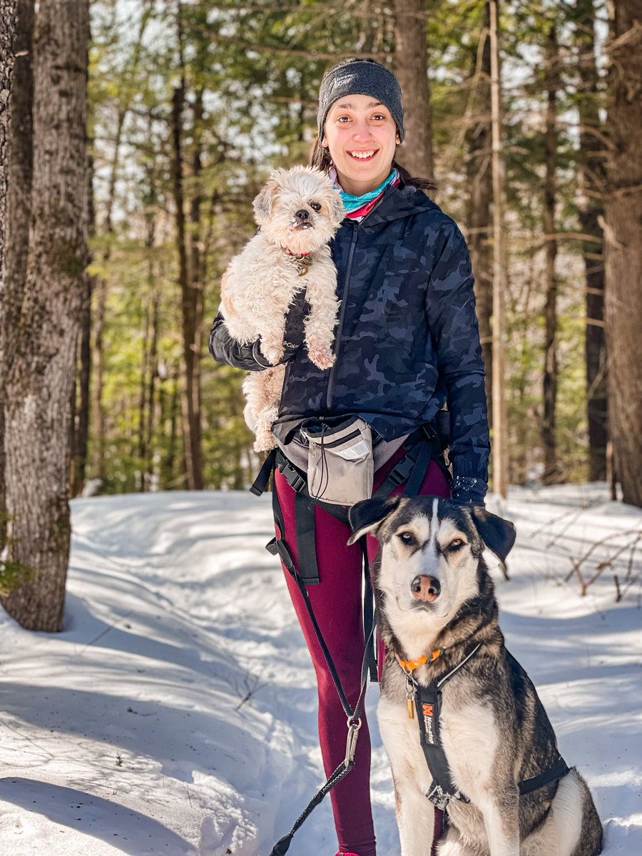 I don’t usually post pictures if myself, but here goes because I like it and we had an awesome hike today! ⛄️♥️ #dogsoftwitter #hikingadventures #hikingdogs #DogsofTwittter #dogsofinstagram #twitterdogcommunity #twitterdog