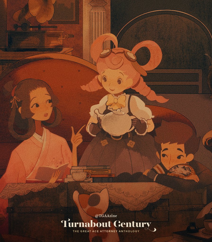 soupsleuth's tweet photo. A preview of my illustration for Turnabout Century @TGAAzine 💕

✨ Preorders open now at  https://t.co/OYIQMztzaF✨ https://t.co/8YDwirX07B