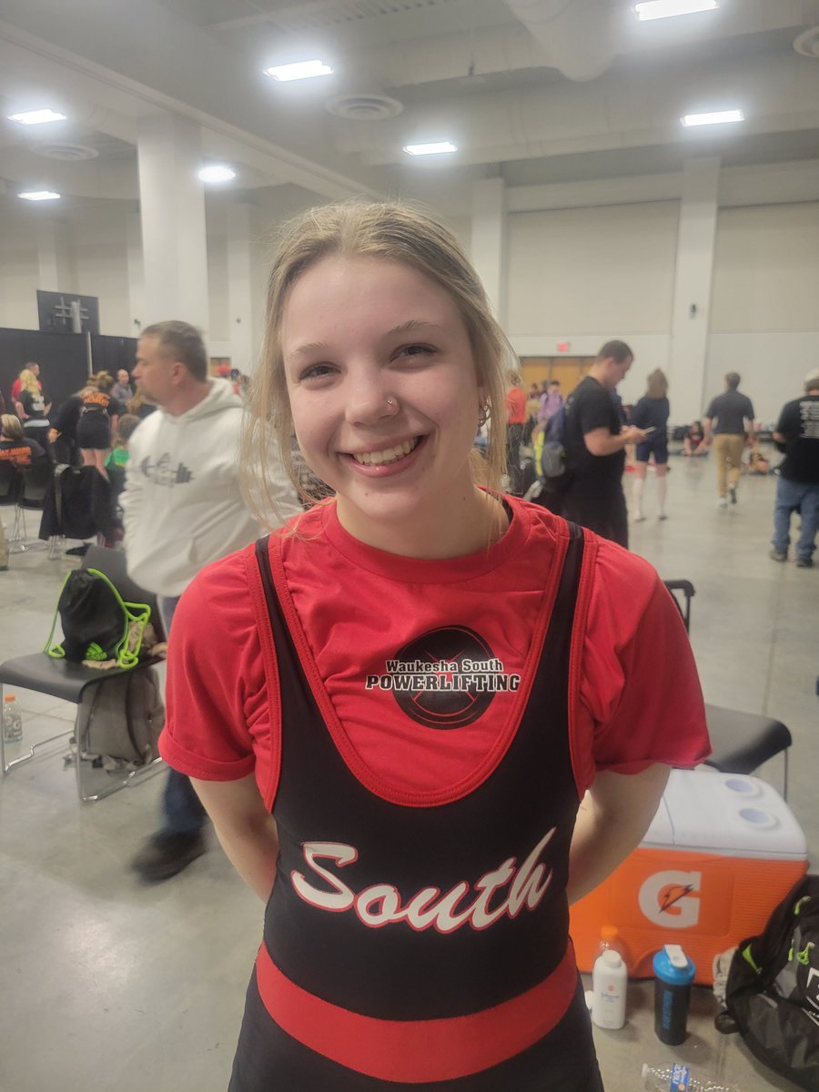 South_SAC's tweet photo. Congratulations to Waukesha South's first National Powerlifing Qualifier Kailyn Jackowick!! Hard work pays off!! https://t.co/WBSYUfyo6R
