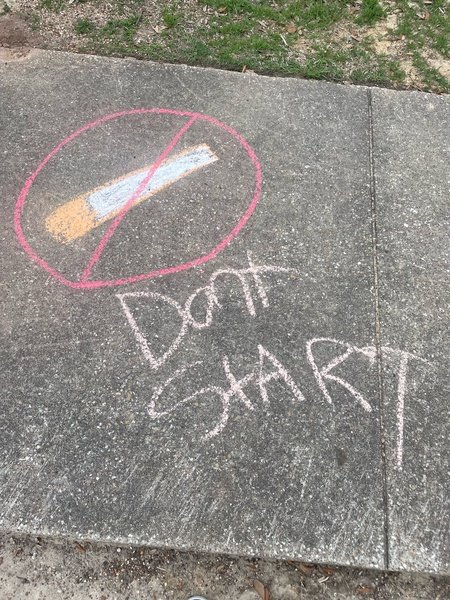BHSVKOT's tweet photo. Chalk Talk was amazing! #TakingDownTobacco #ActivateChange @BryanISD @TxSayWhat @TobaccoFreeKids https://t.co/WSgq530e2j