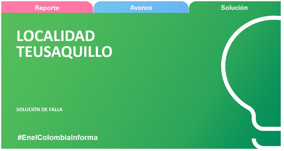 Servicio Enel Colombia tweet media