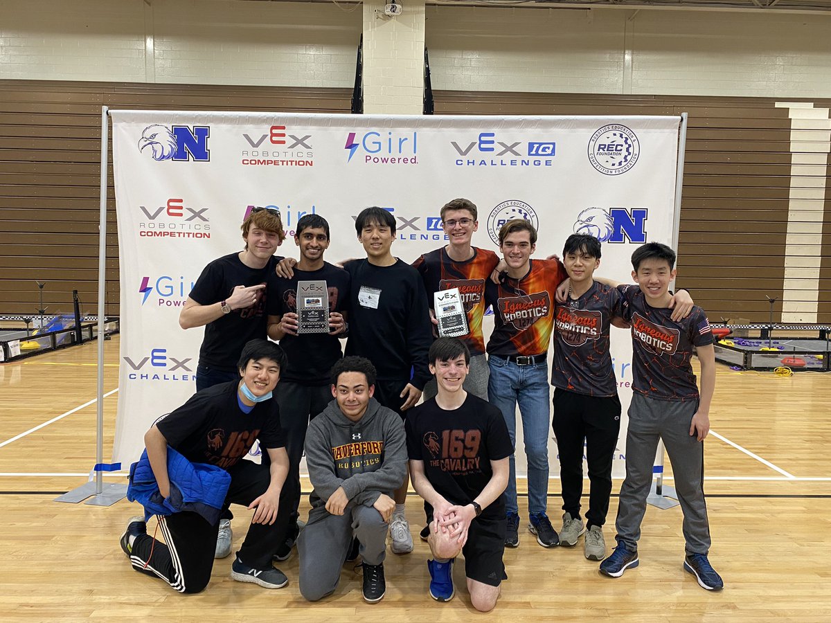 HaverfordRobots's tweet photo. Congratulations to 169Z on their tournament finalist place at PA States. They are joined by 169R, 169E and hopefully 169K with a qualification to the World Championships. This rates are the Cavalry’s most successful season ever for Worlds Quals. https://t.co/MR5zJXgTnx