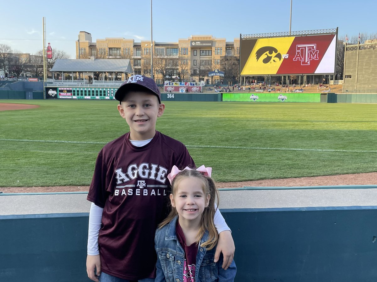First game <a href="/FriscoClassic/">Frisco Classic ⚾️</a>! #BestOutsideOfOmaha #GigEm
