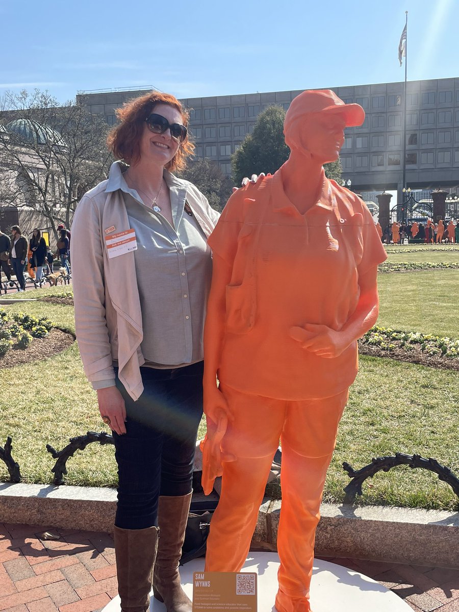 ChapuisC123's tweet photo. Enjoyed an awesome afternoon @smithsonian viewing the women in STEM exhibit. @RandolphStars if she can, you can! #IfThenSheCan @APSMath @OakThinkers https://t.co/a4fXQNgiWm