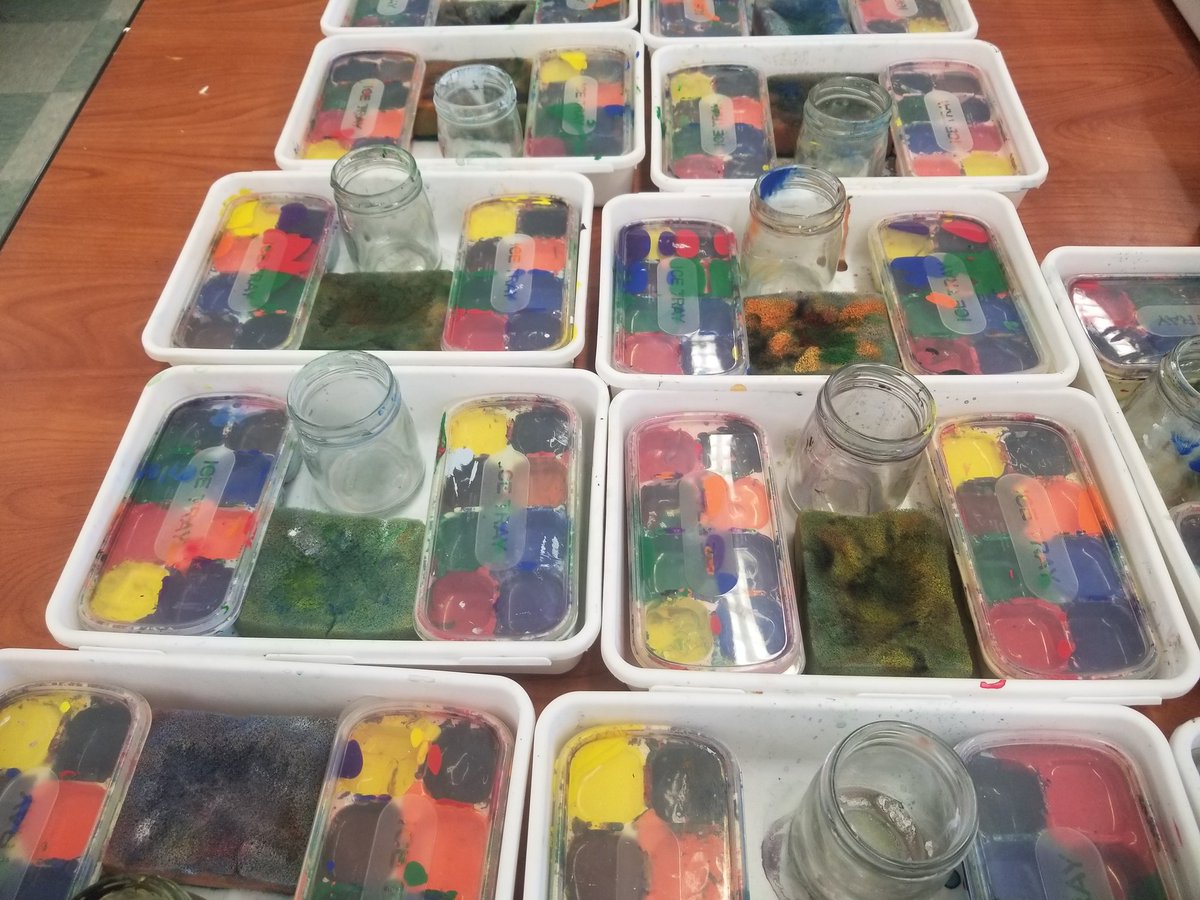 Love being an art teacher # prep work