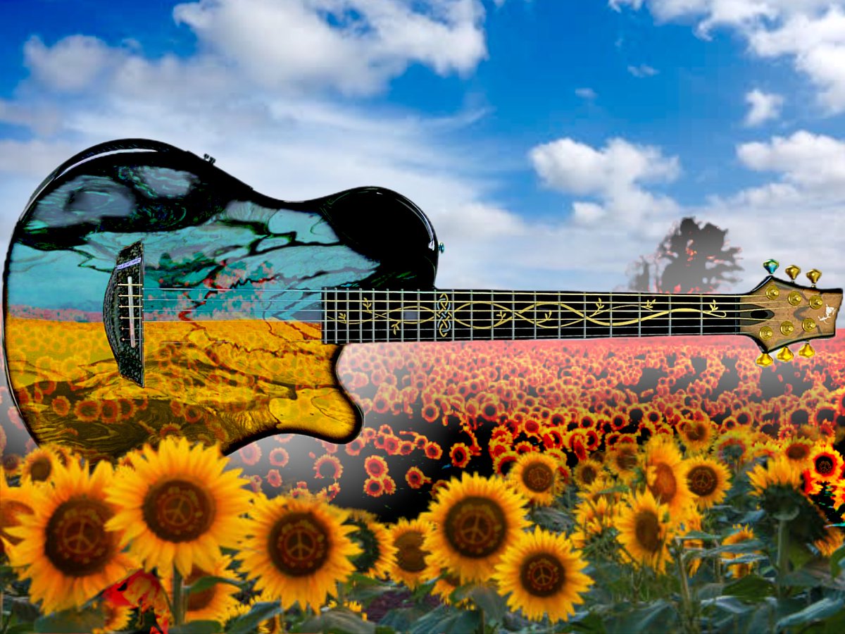 ManOnaBench1's tweet photo. Make Music Not War https://t.co/wDQ958gDIh