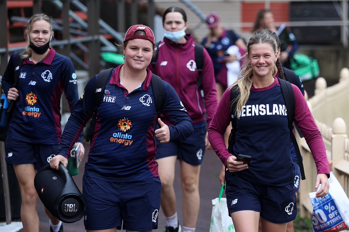 qldcricket's tweet photo. Three debutants for our QLD Fire! Laura Harris won the toss and we’re bowling first against SA.

#WNCL #MaroonGrown https://t.co/50d1tEFtJR