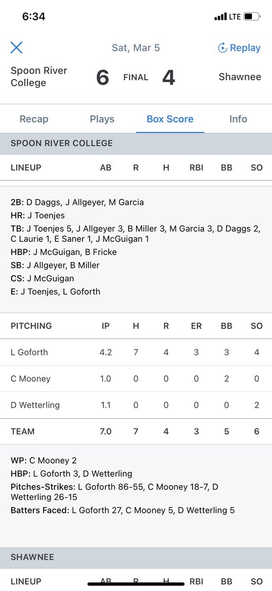 SRC_Baseball's tweet photo. Game one https://t.co/a9vMMfkADd