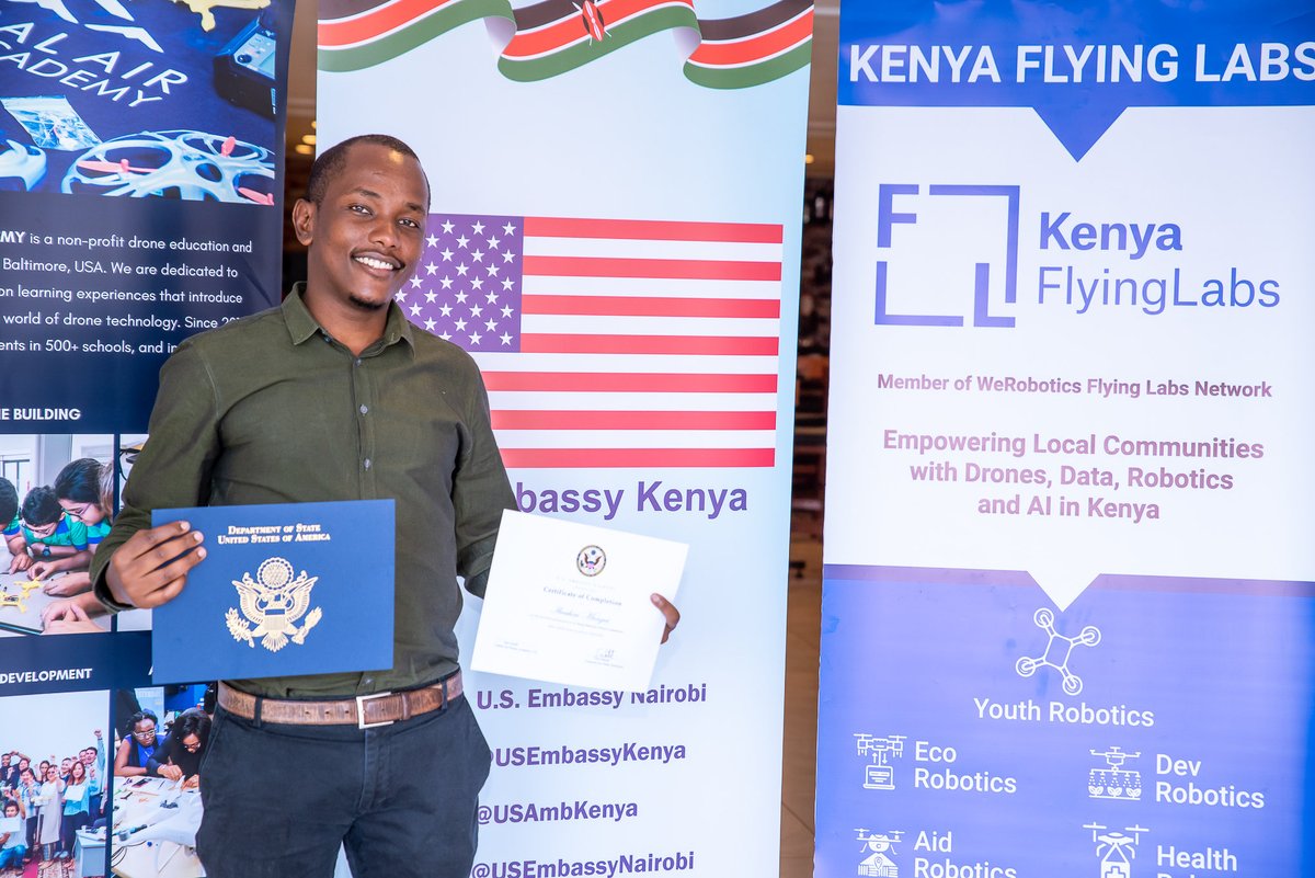 Kenyaflyinglabs's tweet photo. Congratulations to our 3 winners !!#KenyaDroneBusinessCompetition #dronesforgood #techforgood https://t.co/f42eEAeVXZ