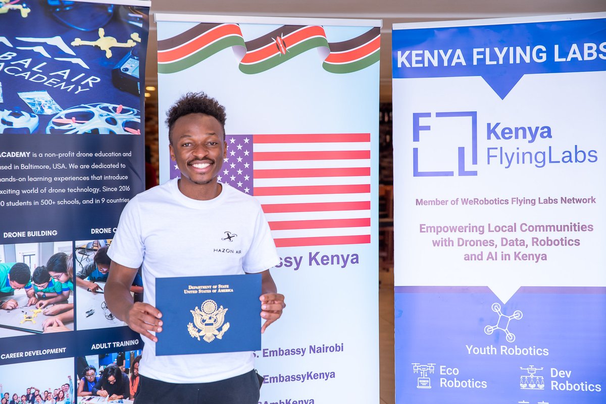 Congratulations to our 3 winners !!#KenyaDroneBusinessCompetition #dronesforgood #techforgood